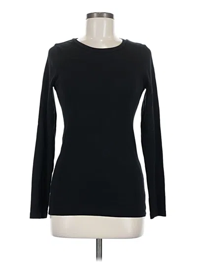 Pre-owned Jcrew Long Sleeve T-shirt In Black