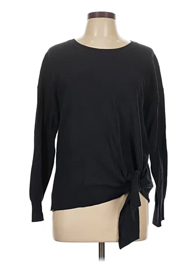 Pre-owned Jcrew Long Sleeve T-shirt In Black
