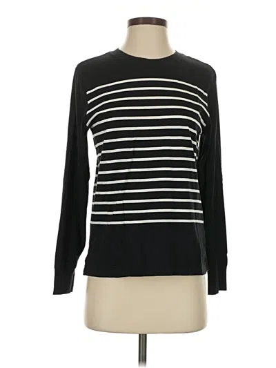 Pre-owned Jcrew Long Sleeve T-shirt In Black