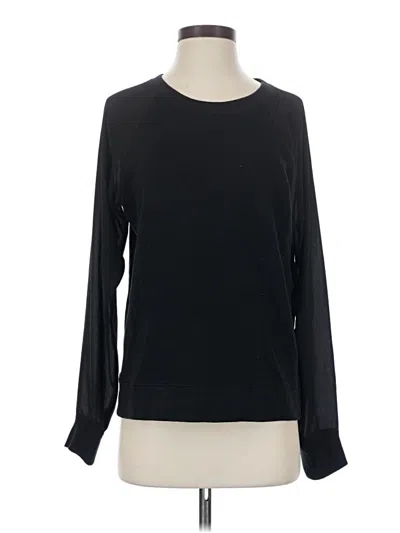 Pre-owned Jcrew Long Sleeve T-shirt In Black