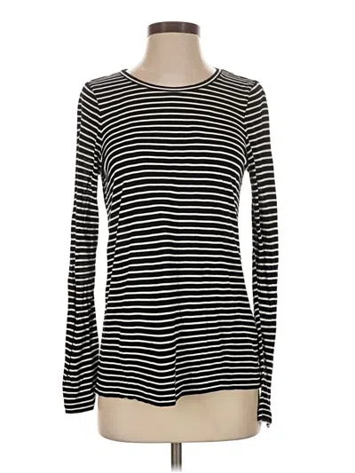 Pre-owned Jcrew Long Sleeve T-shirt In Black