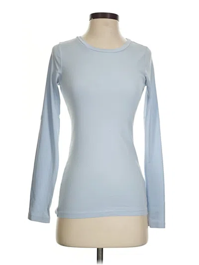 Pre-owned Jcrew Long Sleeve T-shirt In Blue