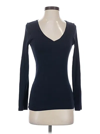 Pre-owned Jcrew Long Sleeve T-shirt In Blue