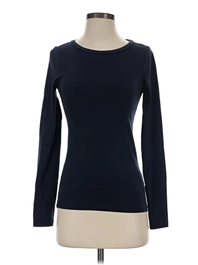 Pre-owned Jcrew Long Sleeve T-shirt In Blue