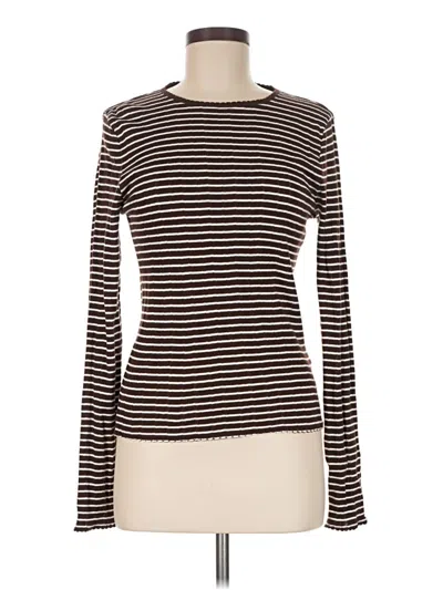 Jcrew Long Sleeve T-shirt In Brown