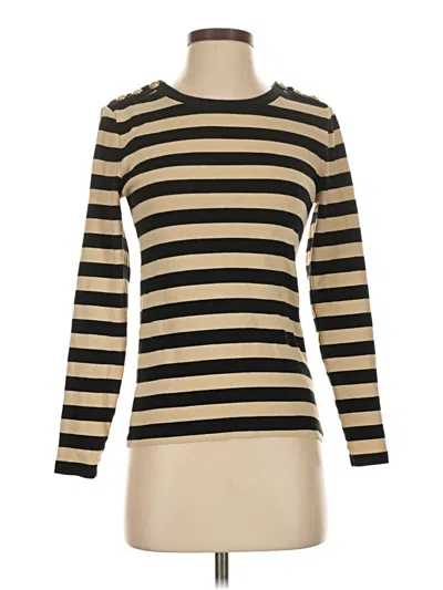 Pre-owned Jcrew Long Sleeve T-shirt In Gold