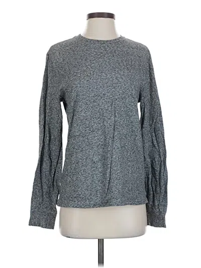 Pre-owned Jcrew Long Sleeve T-shirt In Gray