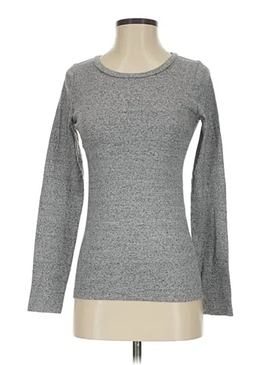 Pre-owned Jcrew Long Sleeve T-shirt In Gray