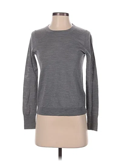 Pre-owned Jcrew Long Sleeve T-shirt In Gray