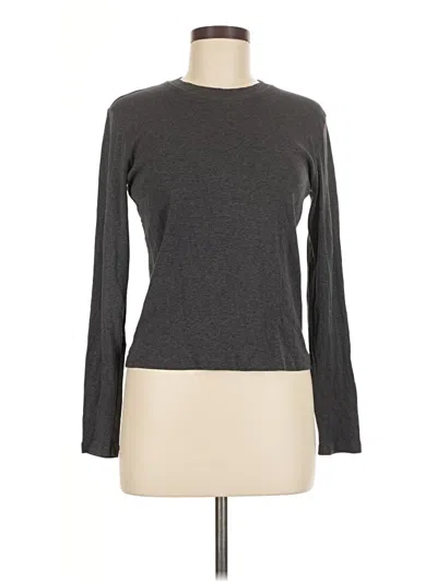 Pre-owned Jcrew Long Sleeve T-shirt In Gray