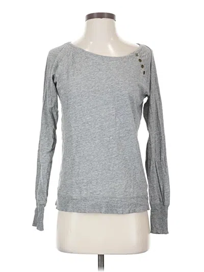 Pre-owned Jcrew Long Sleeve T-shirt In Gray
