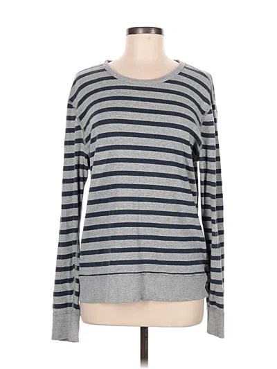 Pre-owned Jcrew Long Sleeve T-shirt In Gray