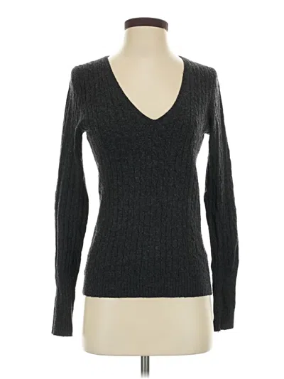 Pre-owned Jcrew Long Sleeve T-shirt In Gray