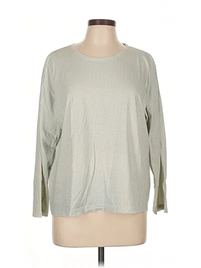 Pre-owned Jcrew Long Sleeve T-shirt In Green