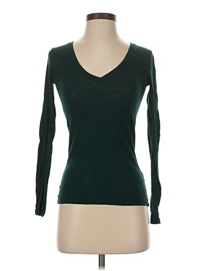 Pre-owned Jcrew Long Sleeve T-shirt In Green