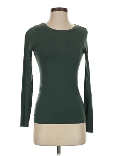 Pre-owned Jcrew Long Sleeve T-shirt In Green