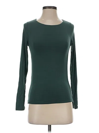 Pre-owned Jcrew Long Sleeve T-shirt In Green