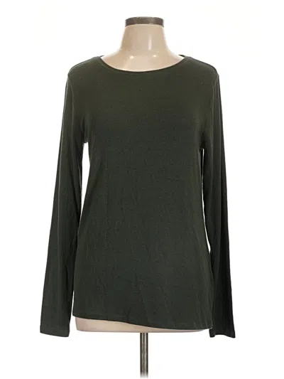 Pre-owned Jcrew Long Sleeve T-shirt In Green