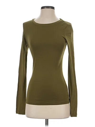 Pre-owned Jcrew Long Sleeve T-shirt In Green