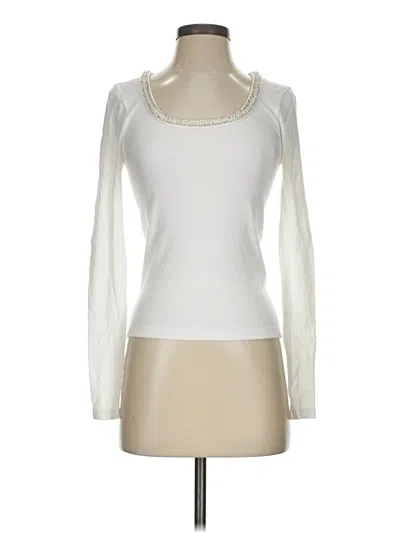Jcrew Long Sleeve T-shirt In Ivory