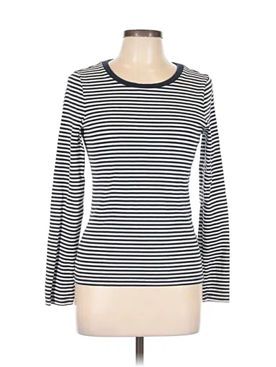 Pre-owned Jcrew Long Sleeve T-shirt In Ivory