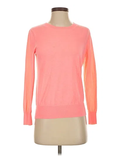 Pre-owned Jcrew Long Sleeve T-shirt In Orange