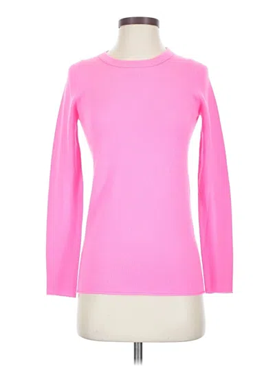 Pre-owned Jcrew Long Sleeve T-shirt In Pink