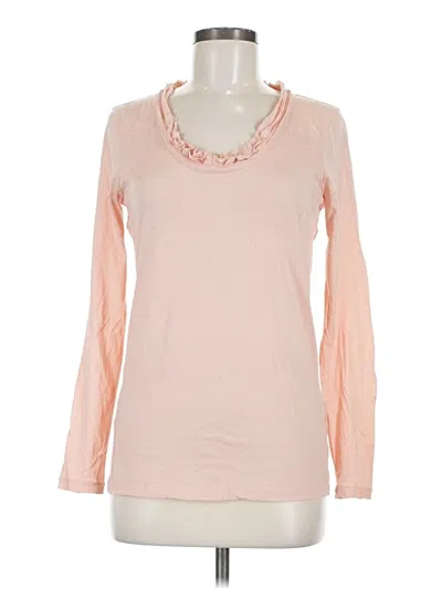 Pre-owned Jcrew Long Sleeve T-shirt In Pink