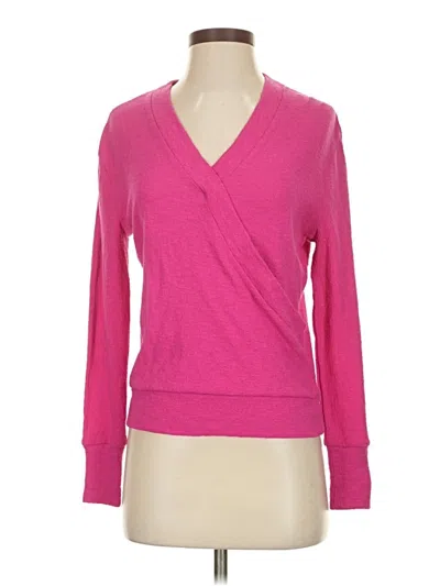 Pre-owned Jcrew Long Sleeve T-shirt In Pink