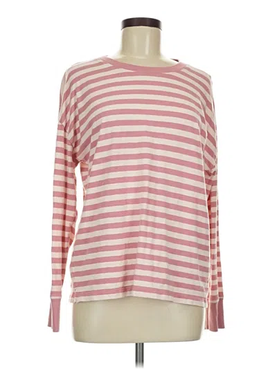 Pre-owned Jcrew Long Sleeve T-shirt In Pink