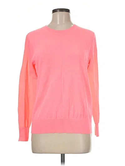 Pre-owned Jcrew Long Sleeve T-shirt In Pink