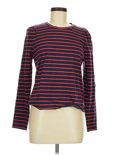 Pre-owned Jcrew Long Sleeve T-shirt In Red