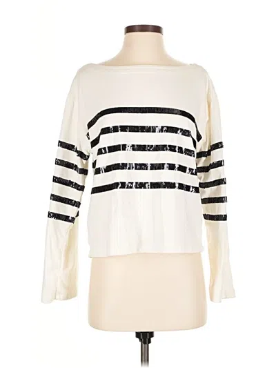 Pre-owned Jcrew Long Sleeve T-shirt In White