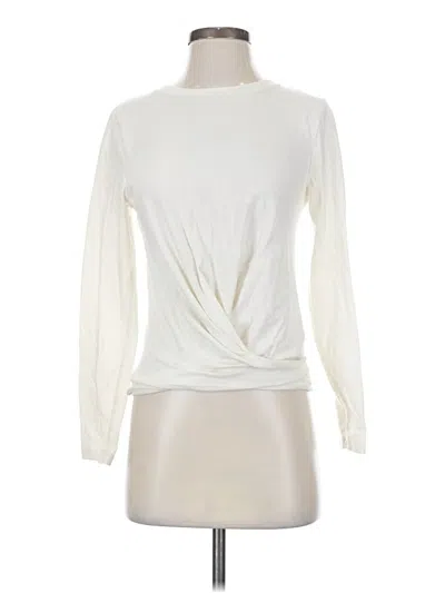 Pre-owned Jcrew Long Sleeve T-shirt In White