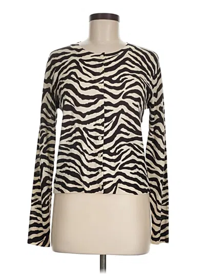 Pre-owned Jcrew Long Sleeve T-shirt In White