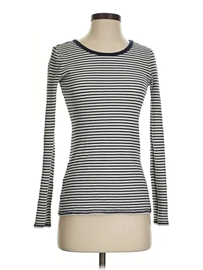 Pre-owned Jcrew Long Sleeve T-shirt In White