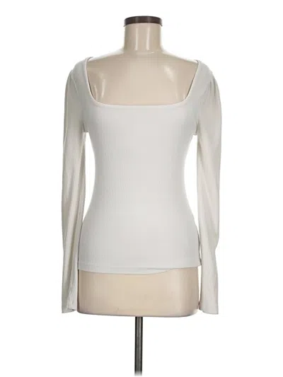 Pre-owned Jcrew Long Sleeve T-shirt In White