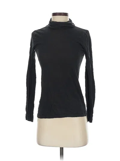 Pre-owned Jcrew Long Sleeve Turtleneck In Black