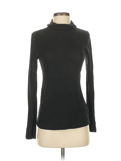 Pre-owned Jcrew Long Sleeve Turtleneck In Black