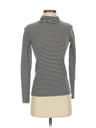 Pre-owned Jcrew Long Sleeve Turtleneck In Black