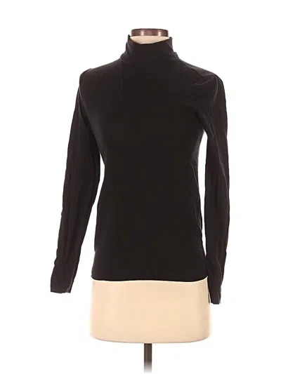 Pre-owned Jcrew Long Sleeve Turtleneck In Black