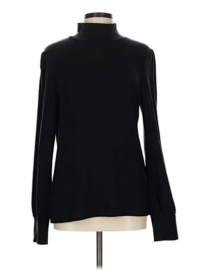 Pre-owned Jcrew Long Sleeve Turtleneck In Black