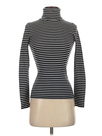 Pre-owned Jcrew Long Sleeve Turtleneck In Black