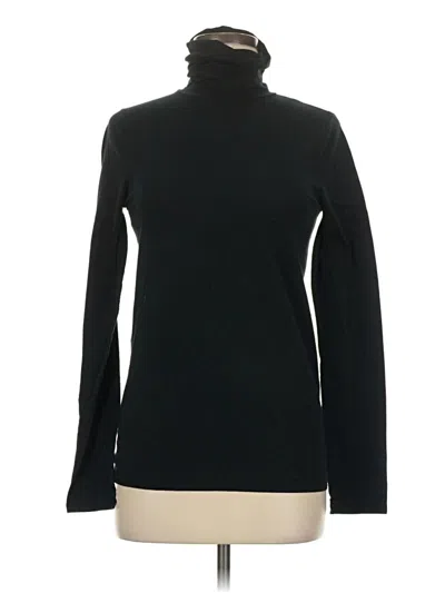 Pre-owned Jcrew Long Sleeve Turtleneck In Black