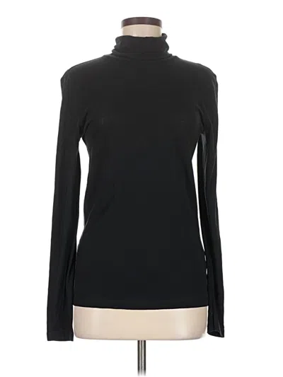 Pre-owned Jcrew Long Sleeve Turtleneck In Black