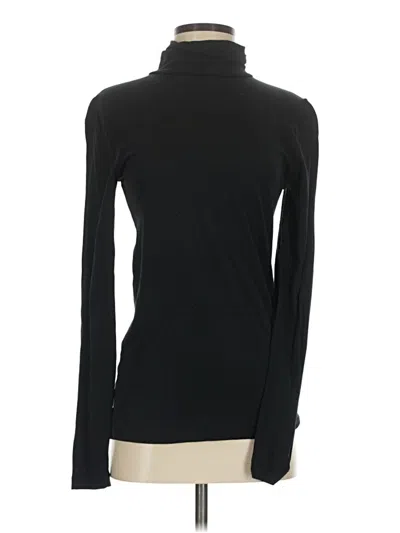 Pre-owned Jcrew Long Sleeve Turtleneck In Black