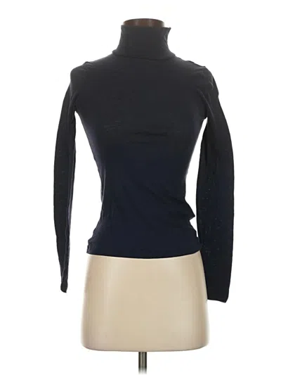 Pre-owned Jcrew Long Sleeve Turtleneck In Black