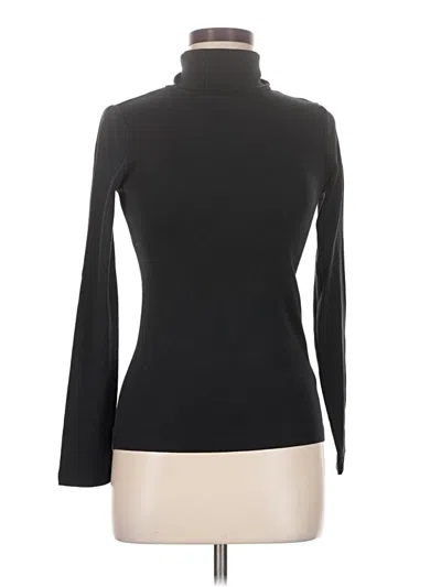 Pre-owned Jcrew Long Sleeve Turtleneck In Black