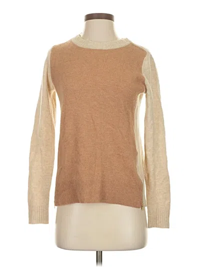 Pre-owned Jcrew Long Sleeve Turtleneck In Brown