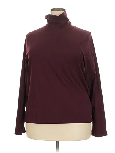 Jcrew Long Sleeve Turtleneck In Brown